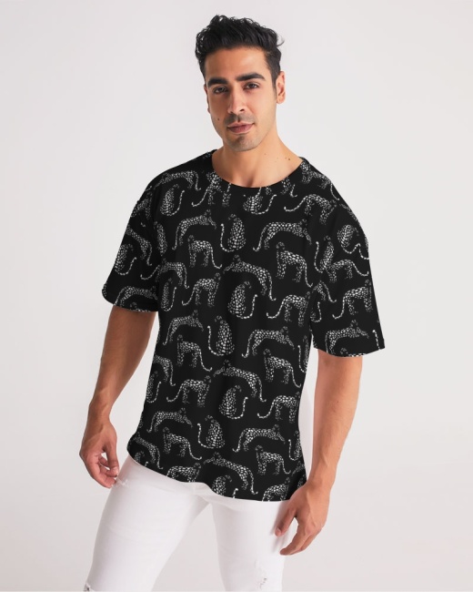 Men's Premium Heavyweight Tee Cheetah Silhouette