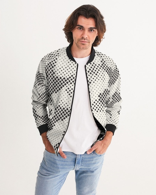 Men's Bomber Jacket Variation - 100% Polyester Water Resistant