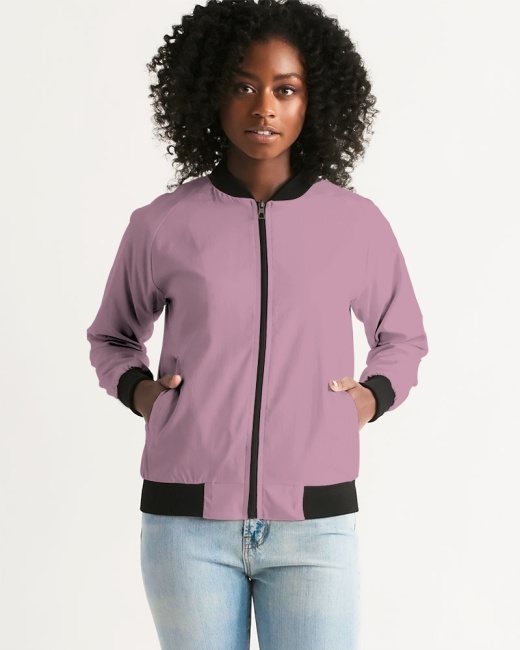 Women's Bomber Jacket Mauve
