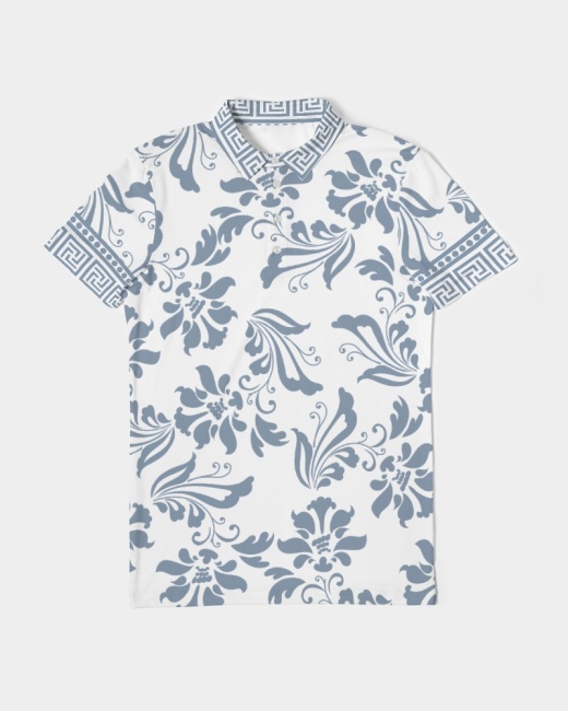 Men's Slim Fit Short Sleeve Polo Porcelain