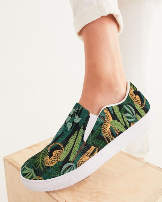 Women's Slip-On Canvas Shoe Jungle Cheetah
