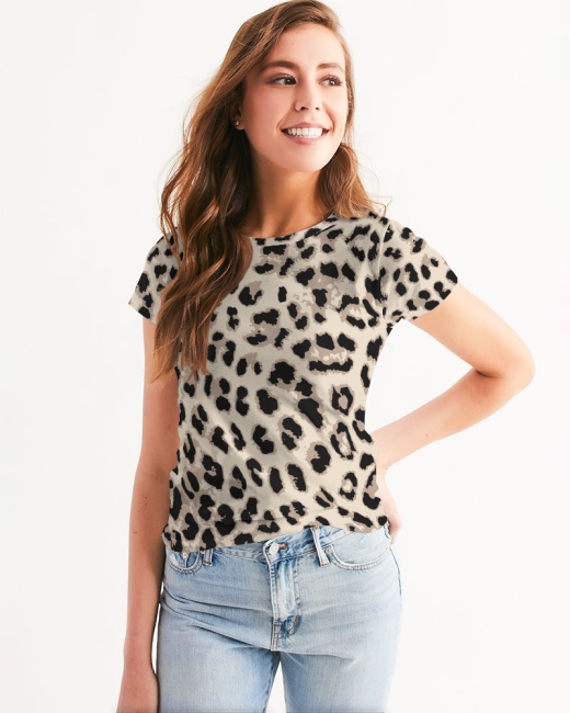 Women's Tee Leopard Print