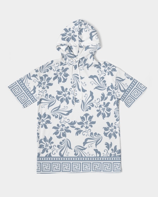 Men's Premium Heavyweight Short Sleeve Hoodie Porcelain