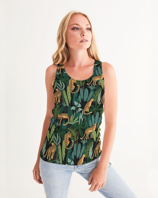 Women's Tank Jungle Cheetah - Unique & Stylish Tops for Women