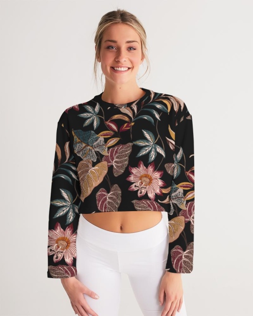 Women's Cropped Sweatshirt Blossom
