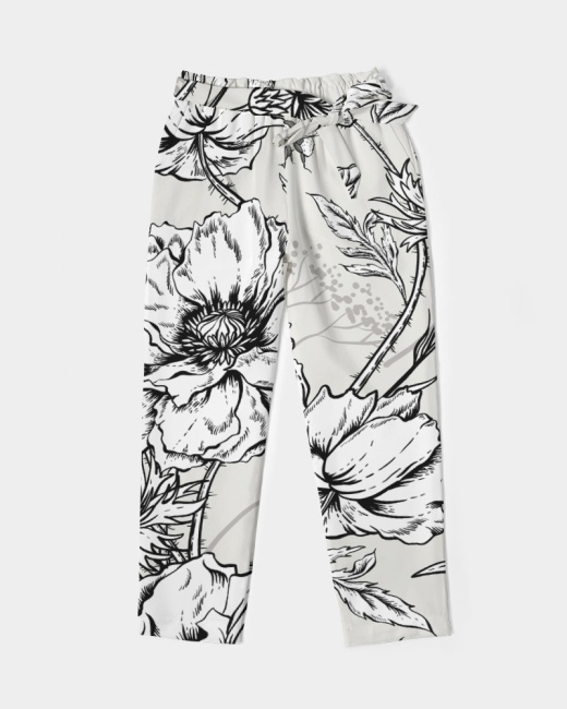 Women's Belted Tapered Pants Secret Garden