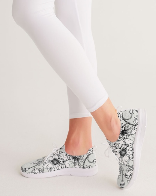 Women's Lace Up Flyknit Shoe Secret Garden