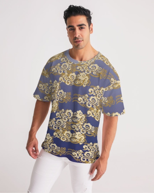 Men's Premium Heavyweight Tee Fortune Clouds