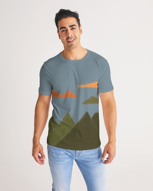 Men's Tee Hills - Premium Fabric Tee Shirt for Everyday Wear