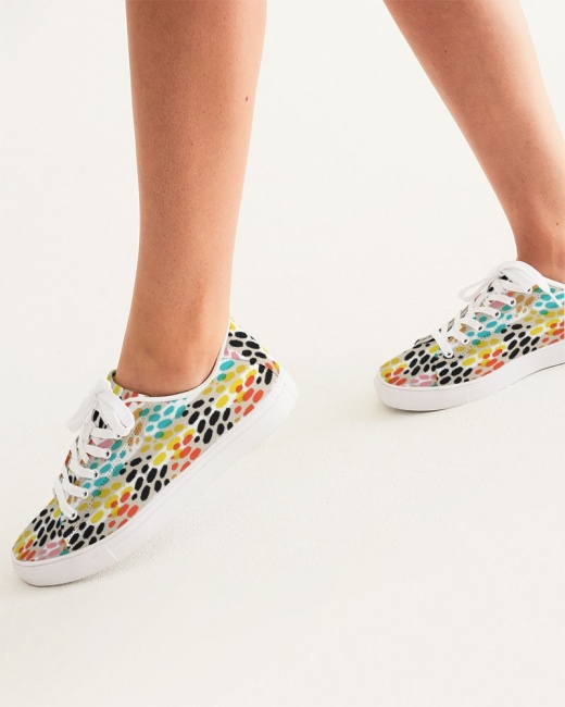 Women's Faux-Leather Sneaker Multi Cheetah