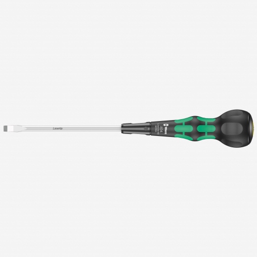 Wera 007901 Kraftform Ball-Grip Slotted Screwdriver, 1.0 X 6.0 X 150 Mm