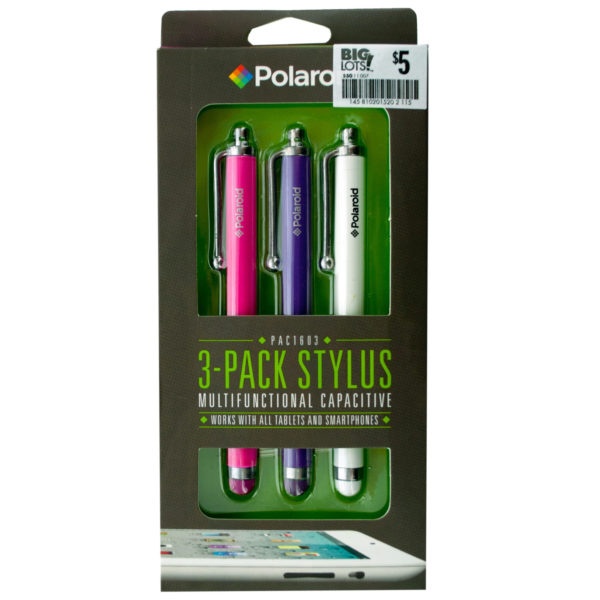 Polaroid Multi-Functional Stylus Set, Pack Of 12