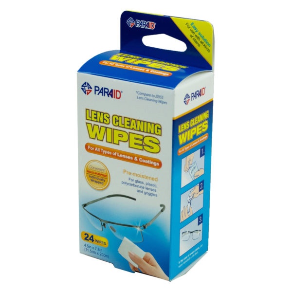 24 Count Multi-Purpose Lens Cleaning Wipes, Pack Of 30