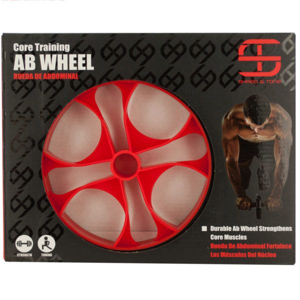Shred & Tone Core Training Ab Wheel, Pack Of 4