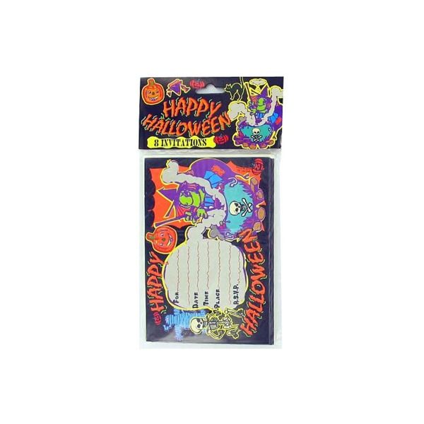 Halloween Invitations, Pack Of 8, Pack Of 24