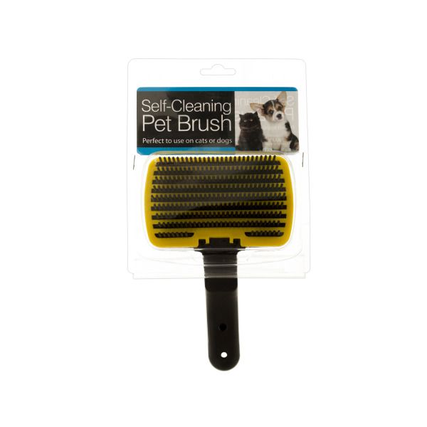 Self-Cleaning Pet Brush, Pack Of 4