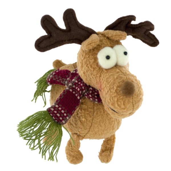 Singing & Walking Plush Holiday Moose, Pack Of 6