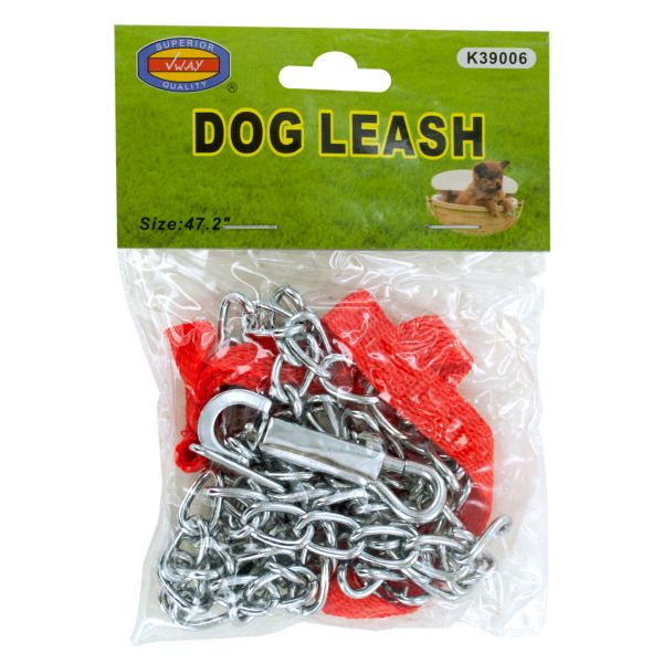 Metal Chain Dog Leash, Pack Of 24