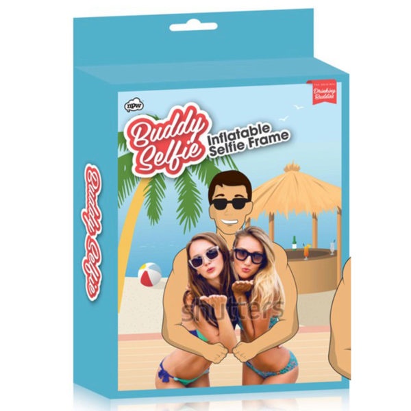 Drinking Buddies Inflatable Buddy Selfie Frame, Pack Of 12