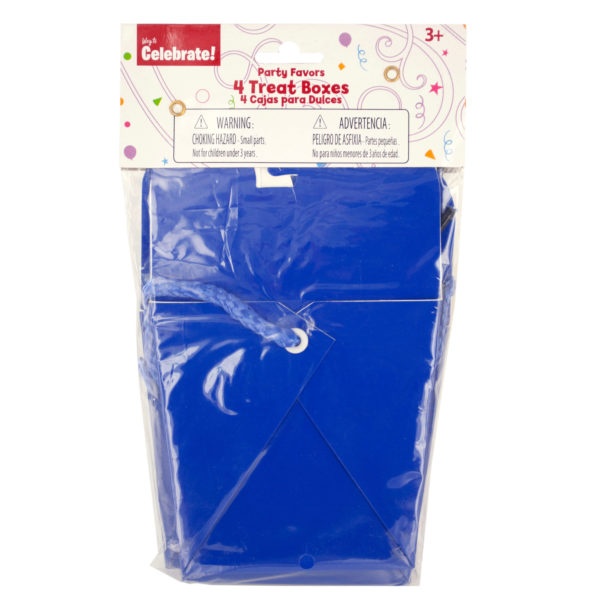 Blue Party Favor Treat Boxes, Pack Of 36