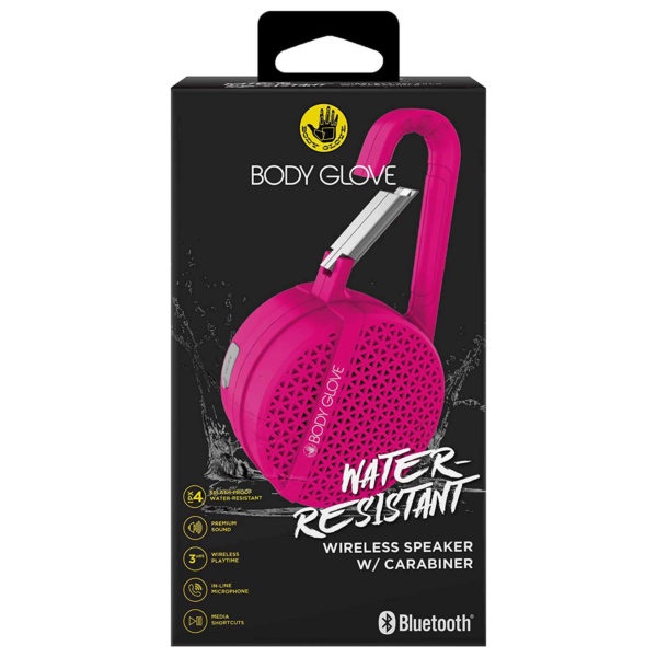 Body Glove Pink Waterproof Bluetooth Speaker, Pack Of 2