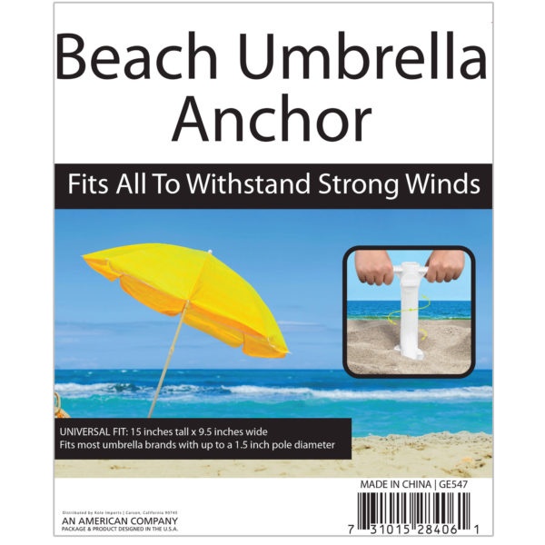 3-Tier Beach Umbrella Screw Anchor, Pack Of 2