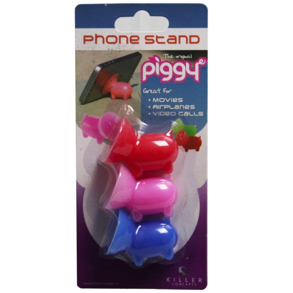 3 Pack Silicone Piggy Phone Stand, Pack Of 24