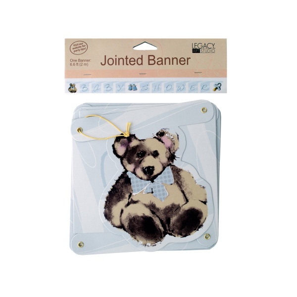 Teddy Bear Jointed Party Banner, Pack Of 24