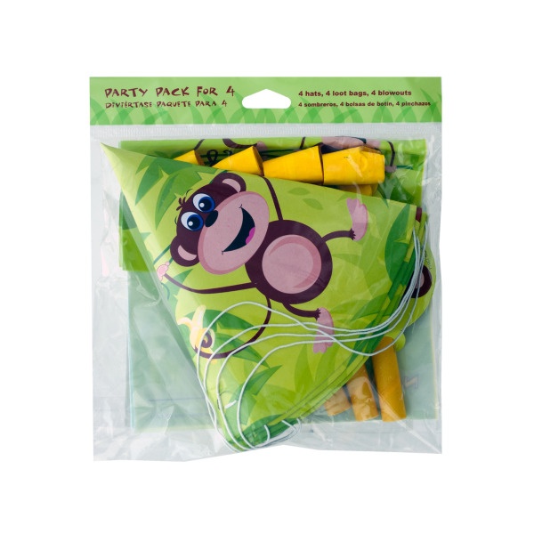 12 Count Monkey Party Pack, Pack Of 24