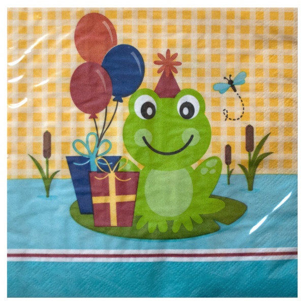 Frog Pond Fun Lunch Napkins, Pack Of 36