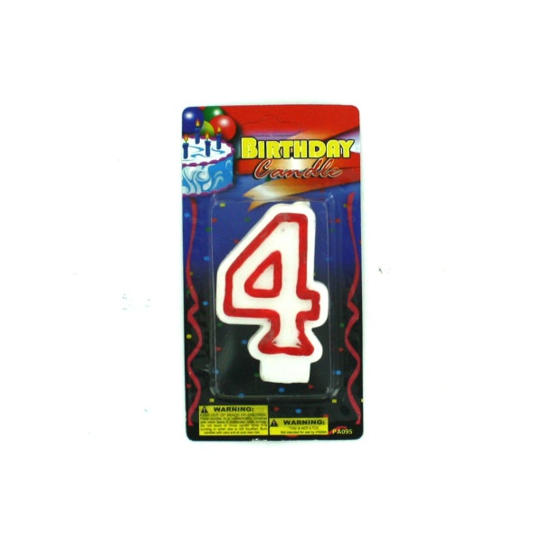 Numerical Birthday Candle, Pack Of 30