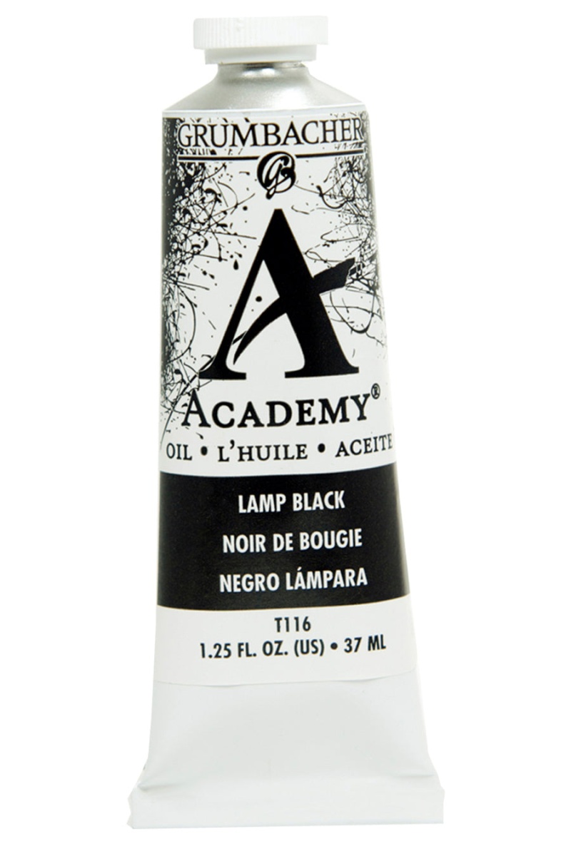 Academy® Oil Black Color Family Lamp Black T116 / 37 Ml. (1.25 Fl. Oz.)