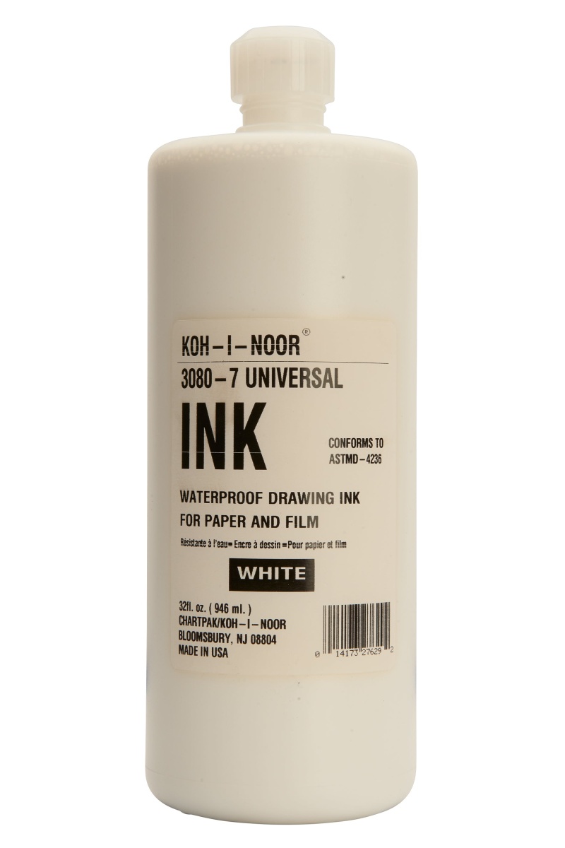 Koh-I-Noor® Universal® Inks White 3080F / 32 Oz