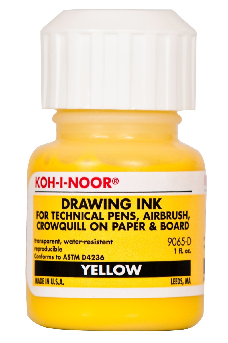  Koh-I-Noor® Drawing Ink - 8 Oz. / White 9065d