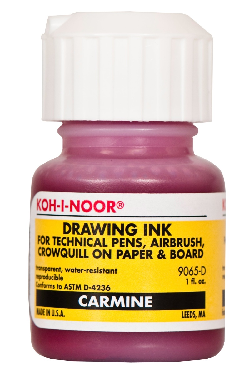 Koh-I-Noor® Drawing Ink 1 Oz. / Carmine 9065d