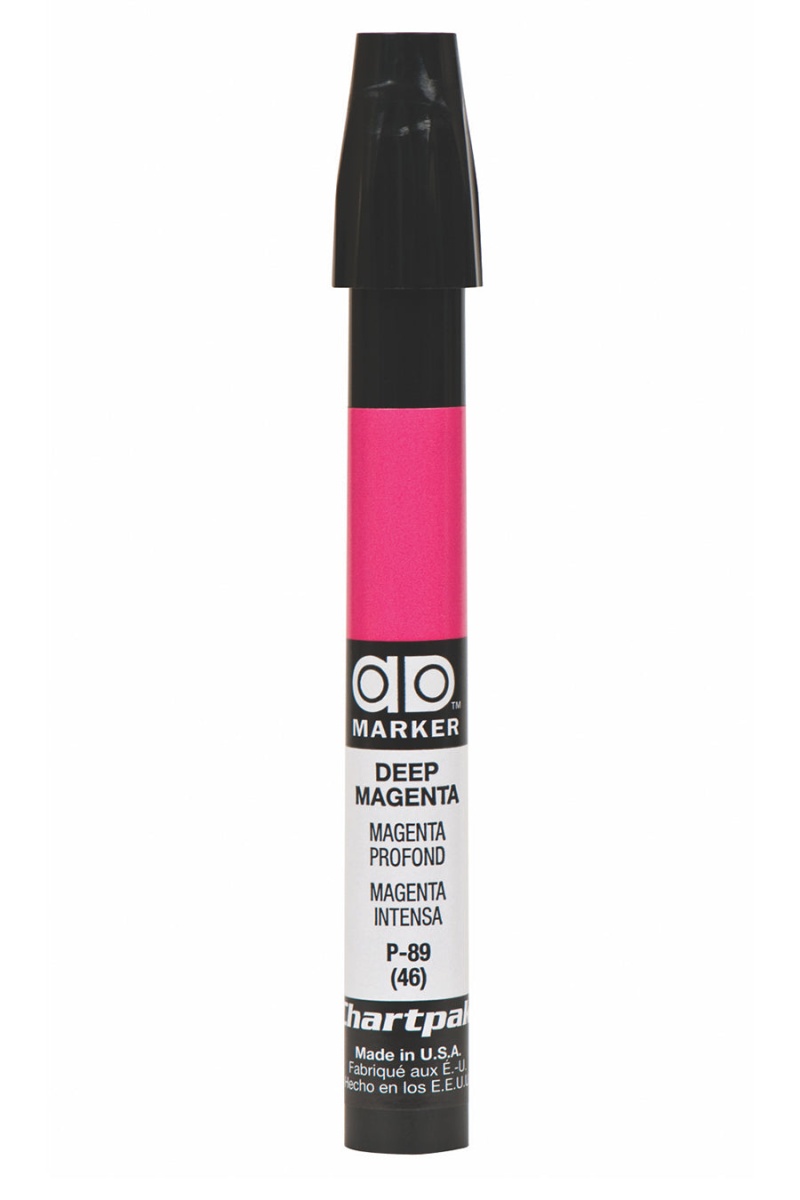 Chartpak Ad® Marker Pink Color Family