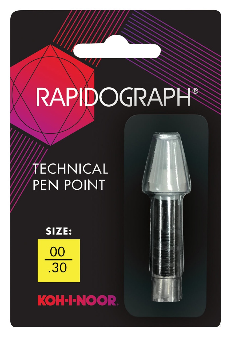  Koh-I-Noor® Rapidograph® Technical Pen Points - 00/.30