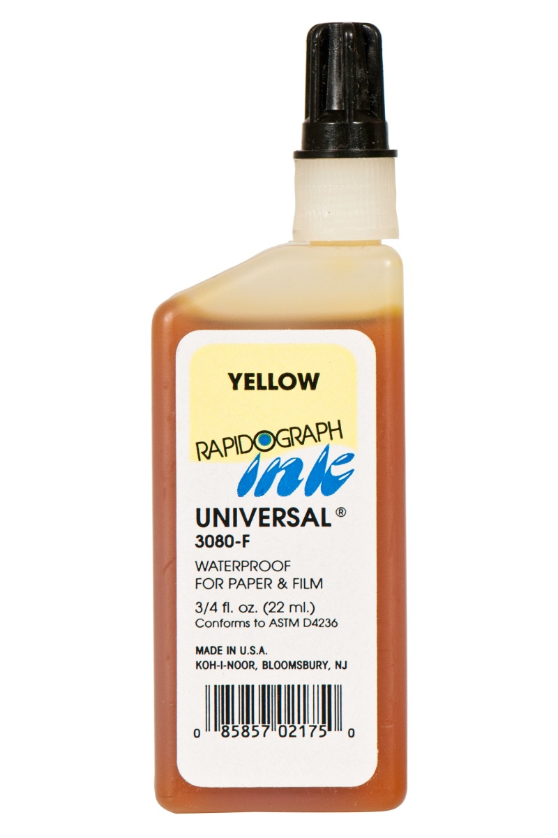 Koh-I-Noor® Universal® Inks Yellow 3080F / .75 Oz