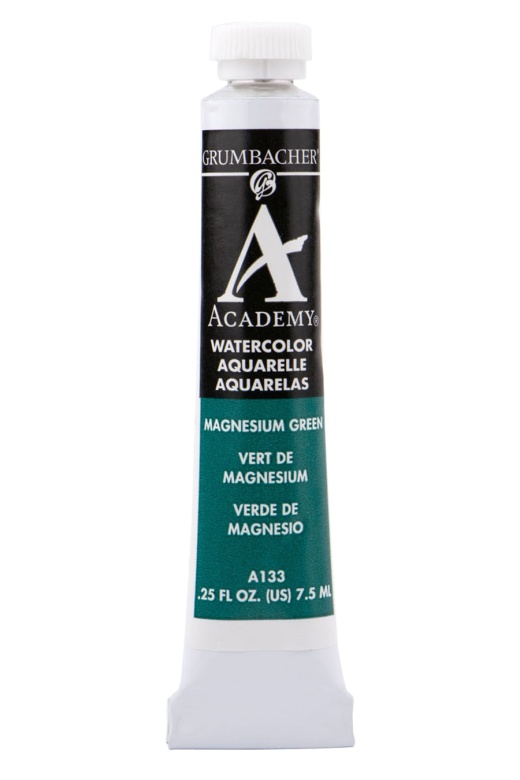 Academy® Watercolor Blue Color Family Magnesium Green A133 / 7.5 Ml. (0.25 Fl. Oz.)