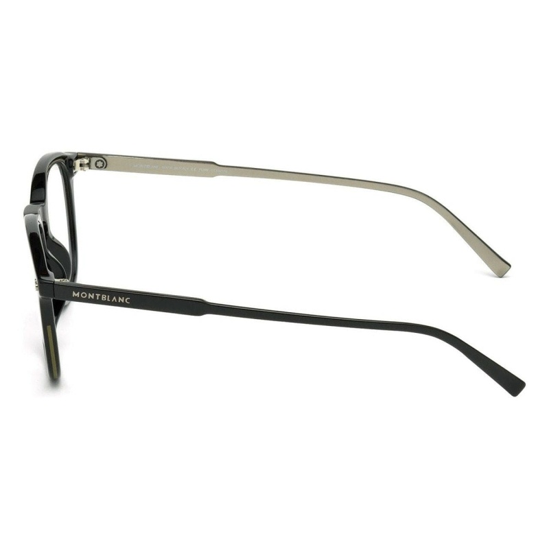Montblanc Black Palladium Men's Oval Eyeglasses Frames