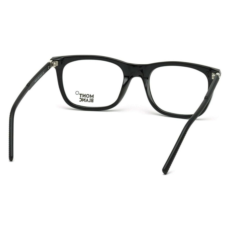 Montblanc Black Men's Square Eyeglasses Frames