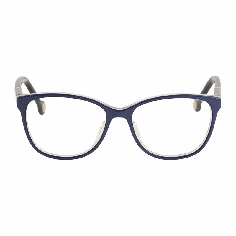Carolina Herrera Blue Square Women's Plastic Eyeglasses