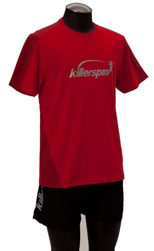 Killerspin Grate Shirt: Red/Grey, Medium