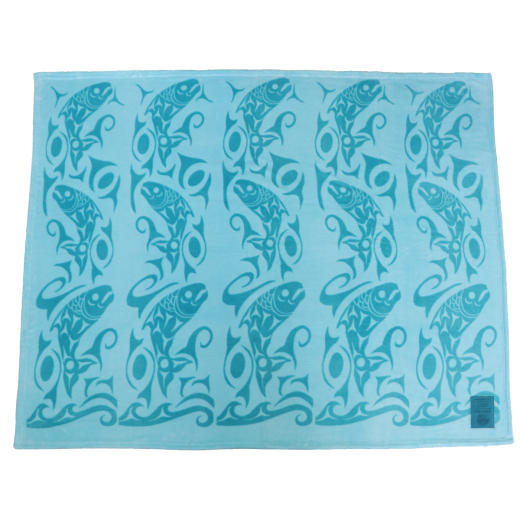Debra Sparrow Returning Of The Salmon Velura Throw