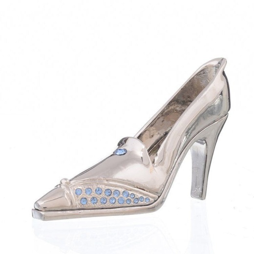 Silver Evening Shoe Trinket Box by Keren Kopal