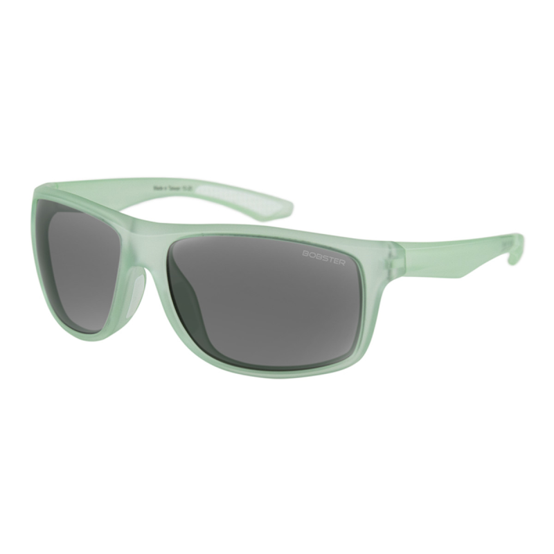 Bobster Luna Matte Crystal Jade Sunglasses with Gray/Gradient Mirror Lenses