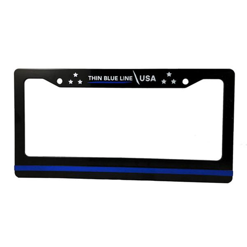 Thin Blue Line License Plate Frame