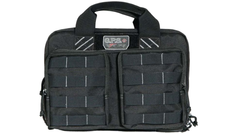 GPS Tactical Quad +2 Pistol Range Bag – Black