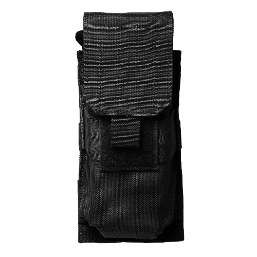 Black Plain-Finish Pouch