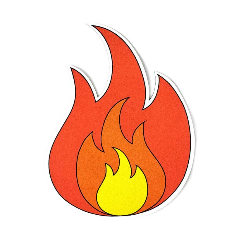 Fire Sticker - 1 Sticker